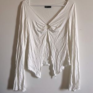 White long sleeve blouse.